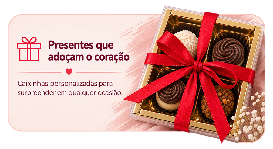 Presentes que adoçam o coração - caixinhas personalizadas para surpreender em qualquer ocasião